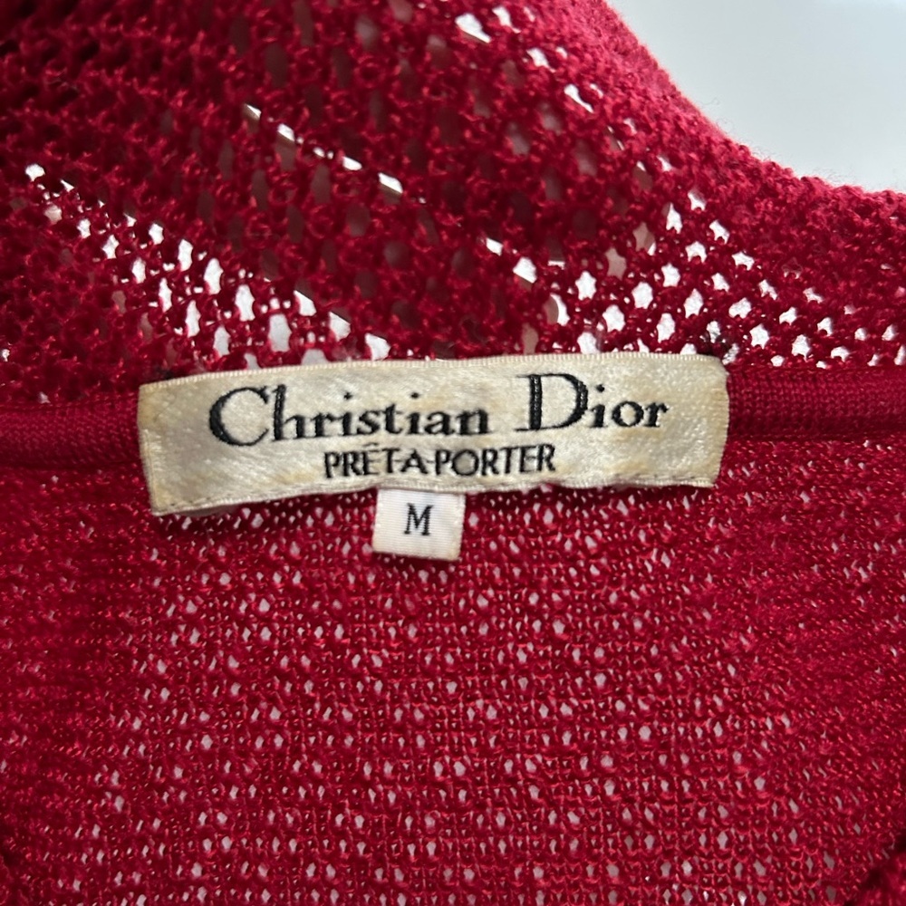 Christian Dior Red Sweater - Picture 4 of 6
